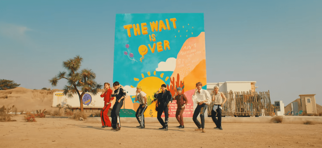 BTS Permission to Dance MV Mural