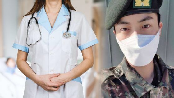 BTS enfermera Jin army
