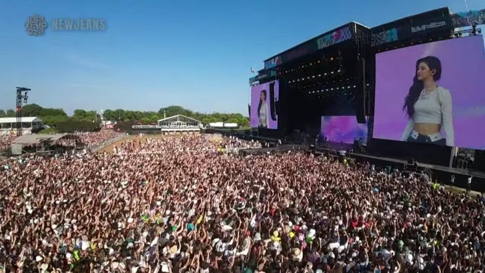 NewJeans debuta en Lollapalooza como el primer grupo KPop femenino en